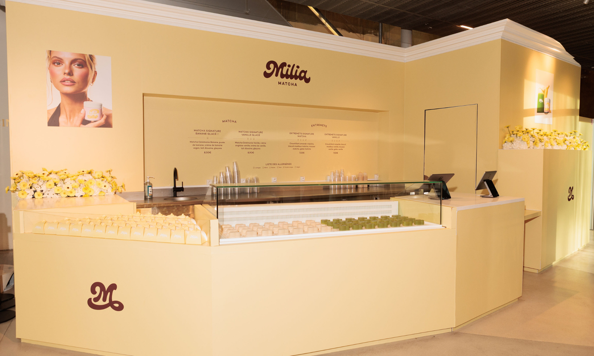 POP-UP MILIA MATCHA BANANE À LA SAMARITAINE