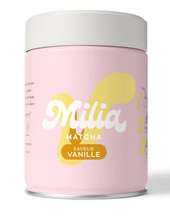 Canette matcha premium arôme vanille 100g