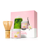 Matcha Ceremony Gift Set with Vanilla Flavor and Bamboo Whisk Milia matcha