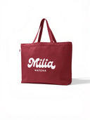 Tote Bag Milia Matcha - Bordeaux
