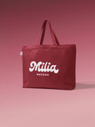 Tote Bag Milia Matcha - Bordeaux